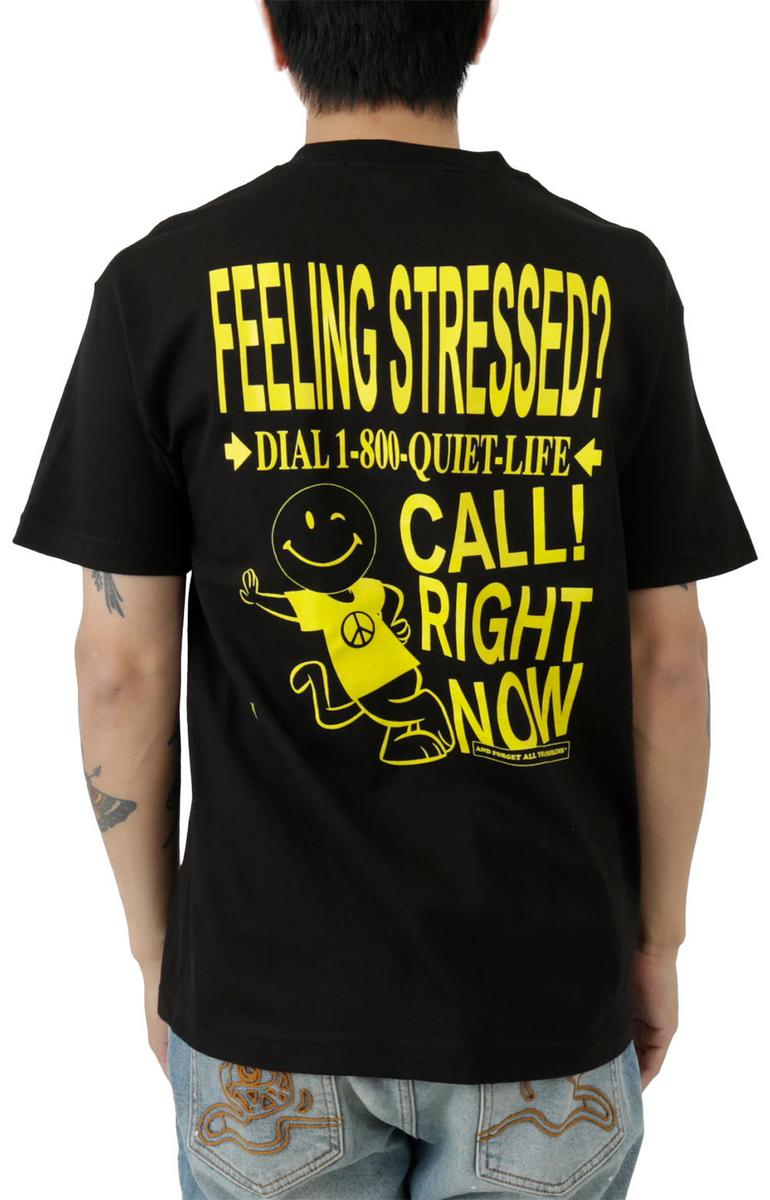 Relaxing Black Stress-Free Tee