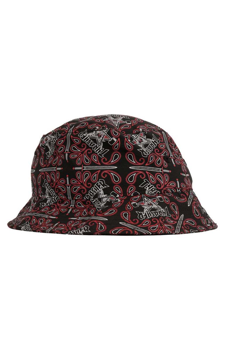 Thrasher's Stylish Bandana Print Bucket Hat