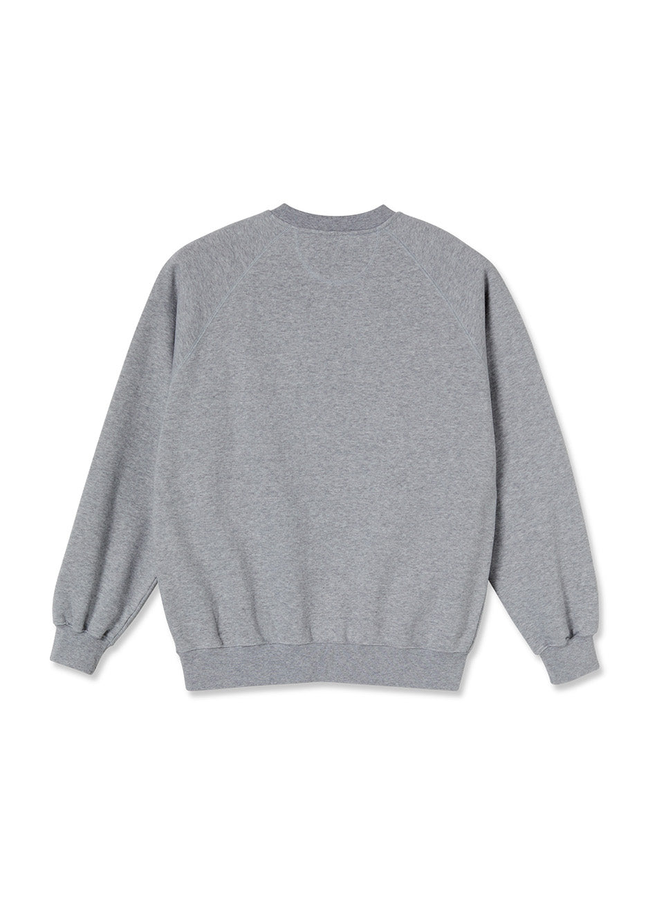 Polar Skate Co. Heather Grey Crewneck - A Stylish Essential