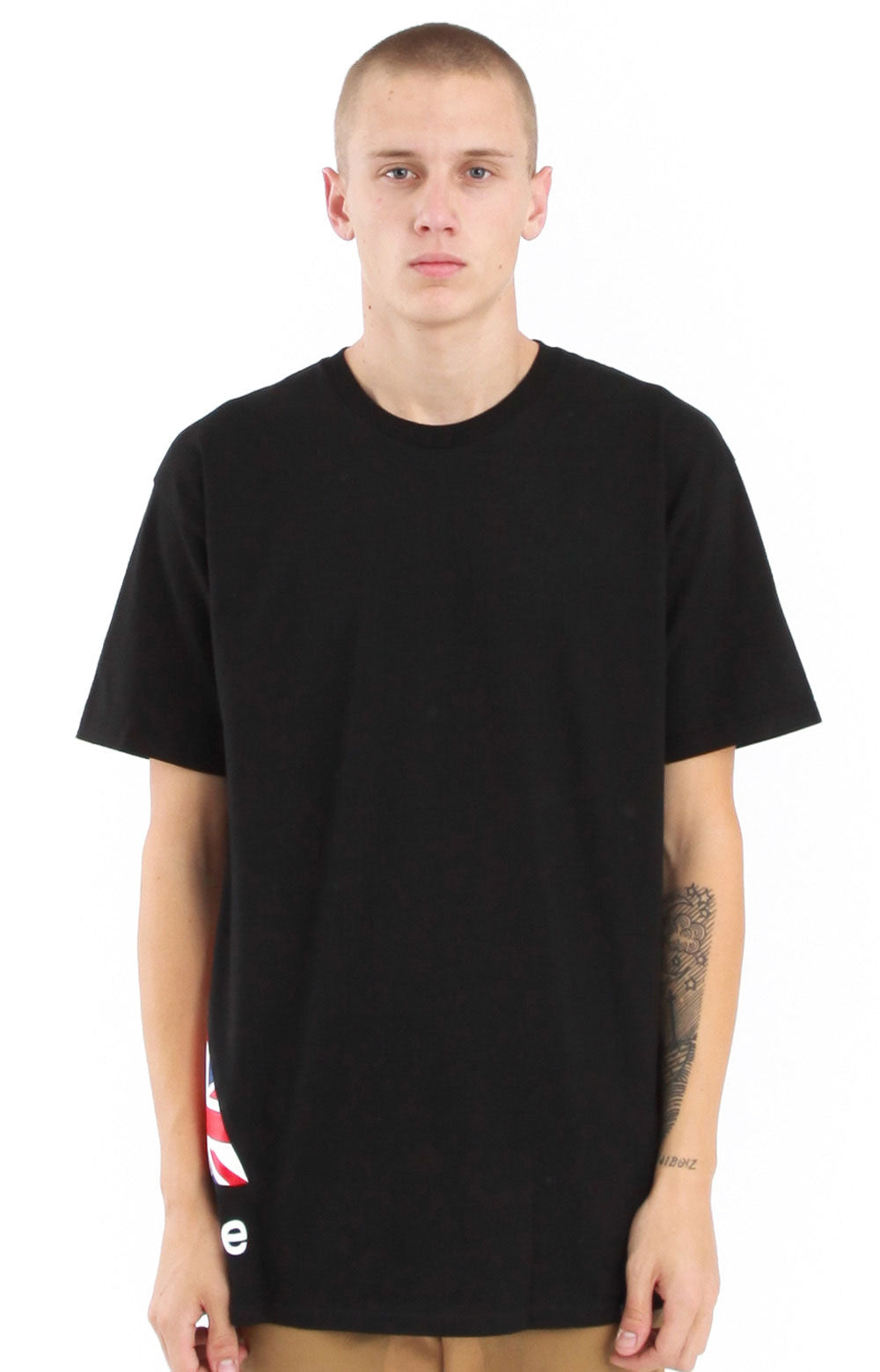 Huf's Stunning Black Stadium Offsides Tee