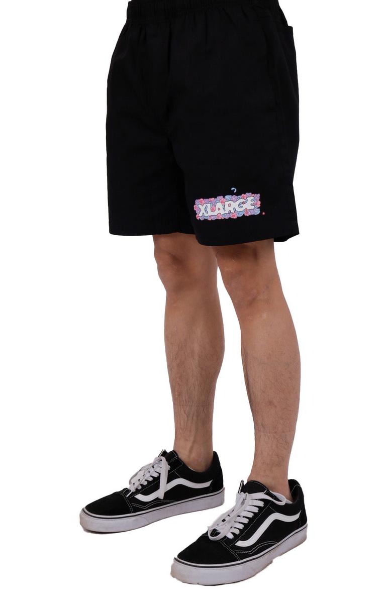 Chris Pyrate x XLARGE Stunning Black Artistic Swim Shorts