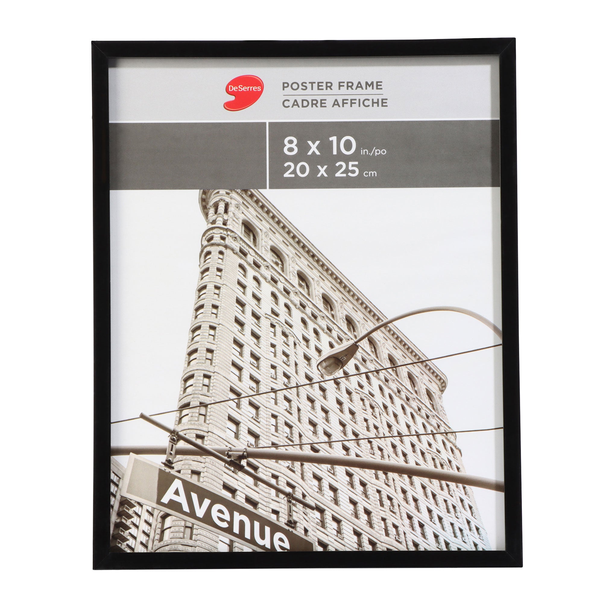DeSerres Stunning Black Plastic Picture Frame