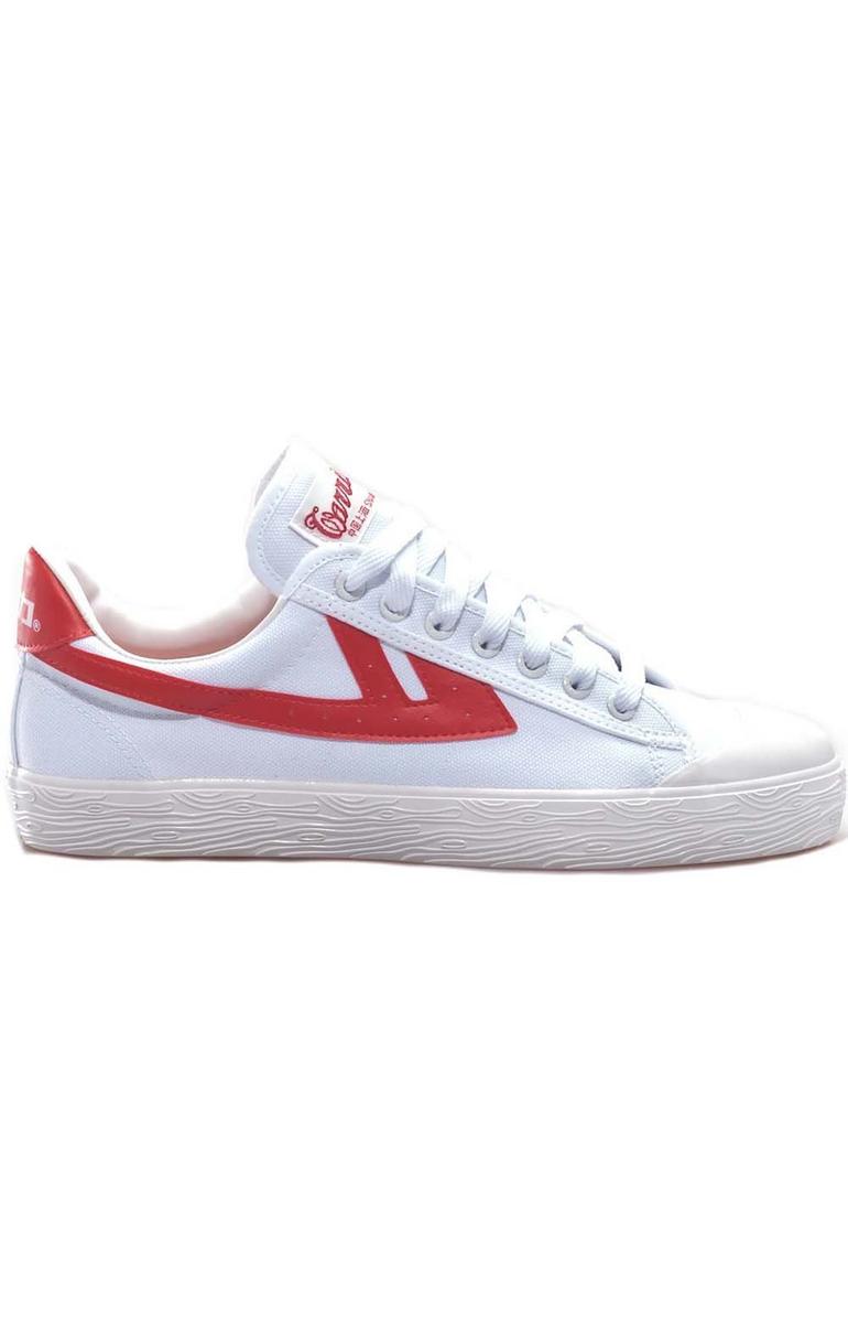 Warrior WB-1 White/Red Stylish Sneakers