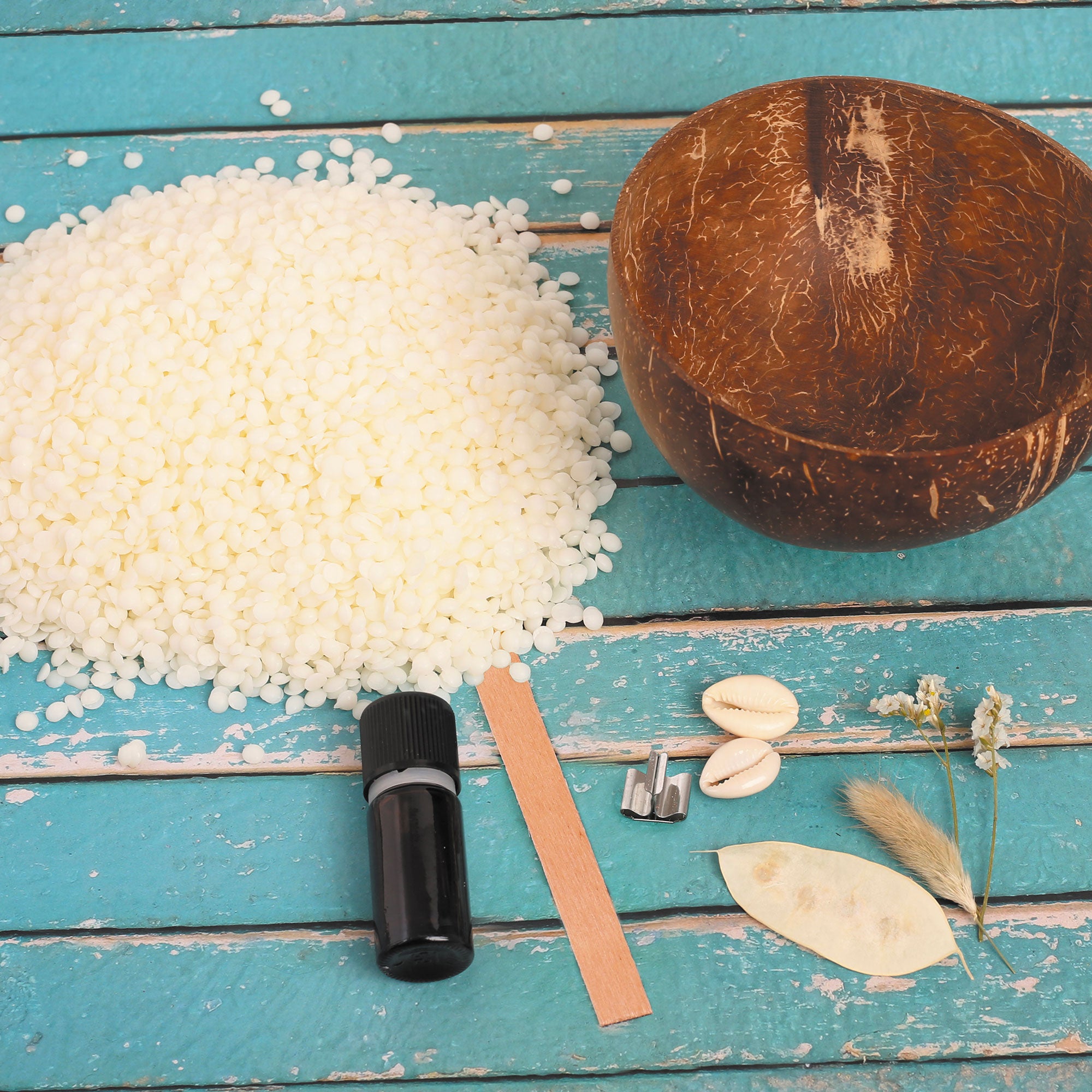 Enchanting DIY Coconut Candle Kit