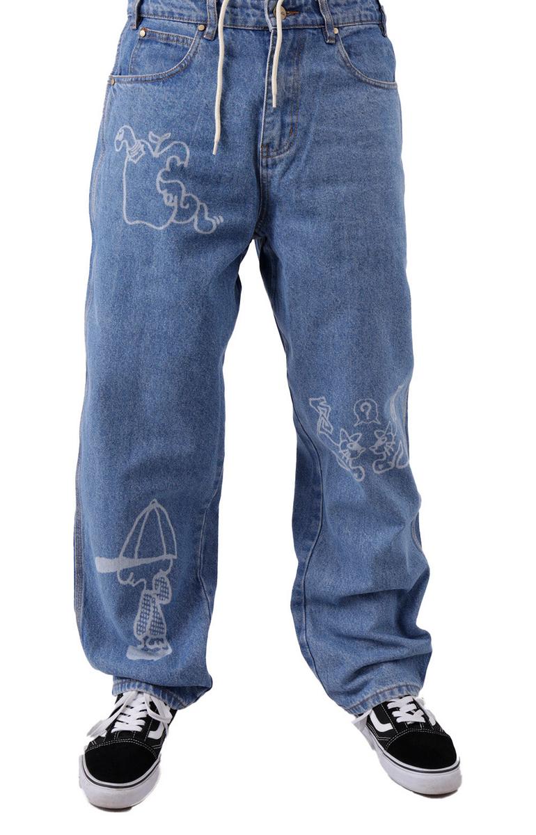 Butter Goods Jun Vintage Washed Indigo Baggy Denim Jeans - A Fashion Must-Have!