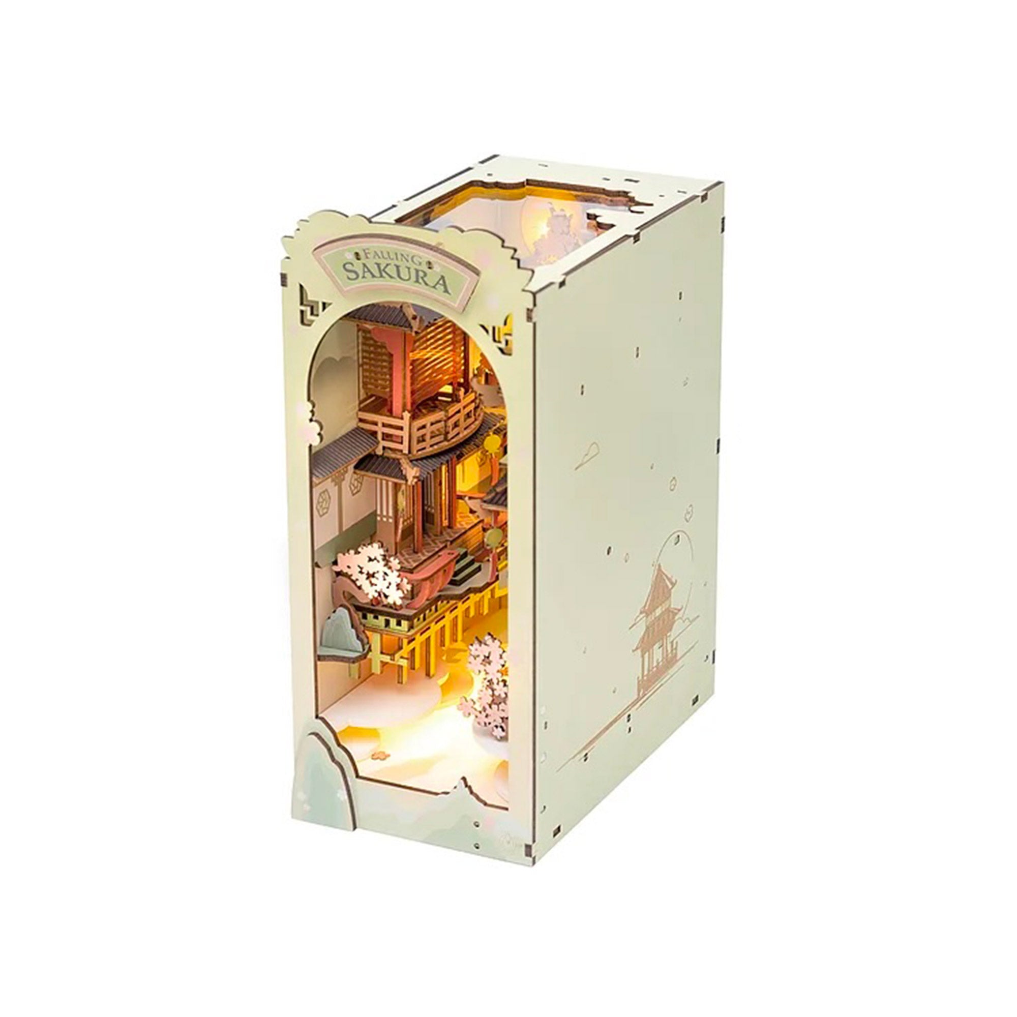 Enchanting DIY Mini Book Nook - Falling Sakura