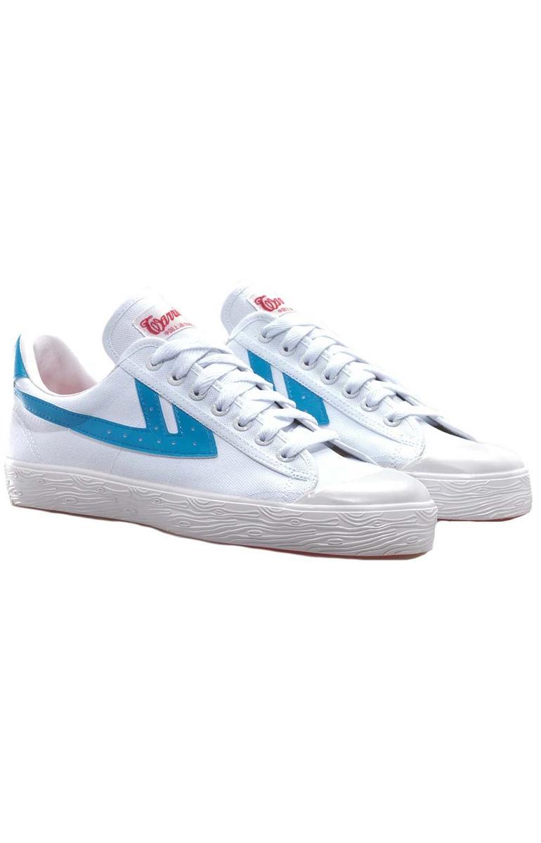 Warrior WB-1 Classic White/Blue Sneakers - A Timeless Icon