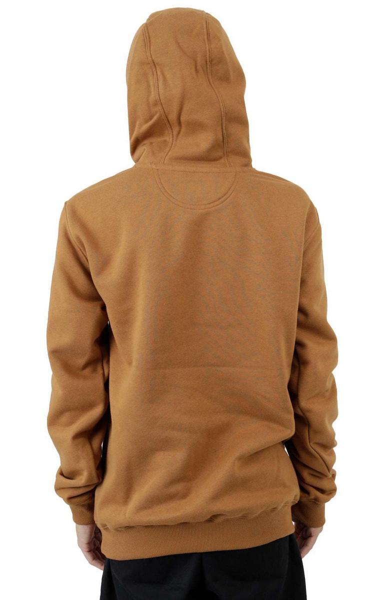 Carhartt Brown Rain Defender Loose Fit Midweight Logo Graphic Sweatshirt - A Must-Have!