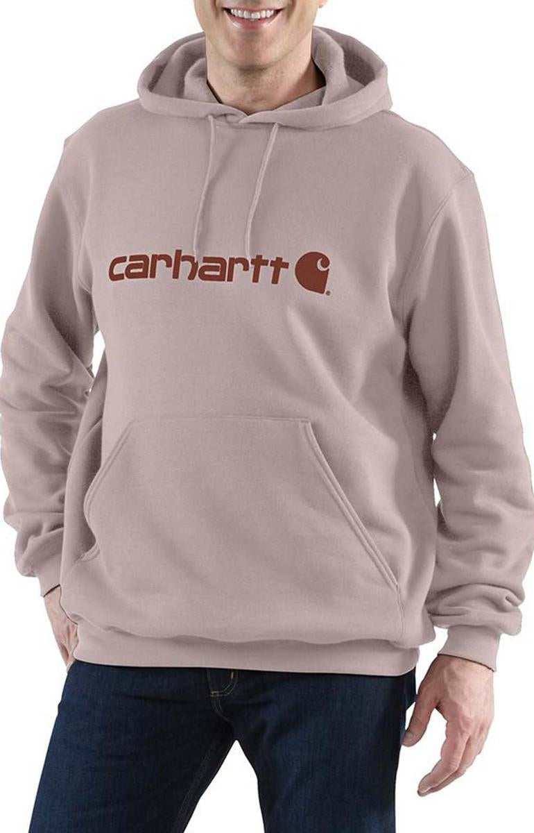Carhartt Mink Midweight Signature Logo Hoodie - An Irresistible Blend of Style and Comfort