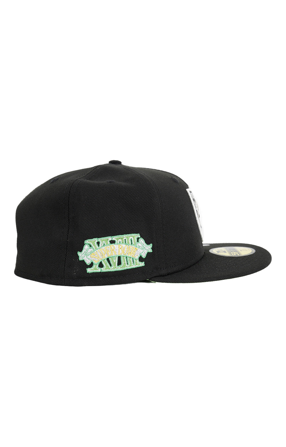 Exciting Las Vegas Raiders Citrus Burst 59FIFTY Fitted Cap in Black Size 7 3/8