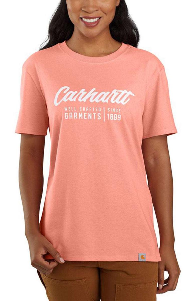 Carhartt Hibiscus Heather Heavyweight Loose Fit Short Sleeve Graphic Tee