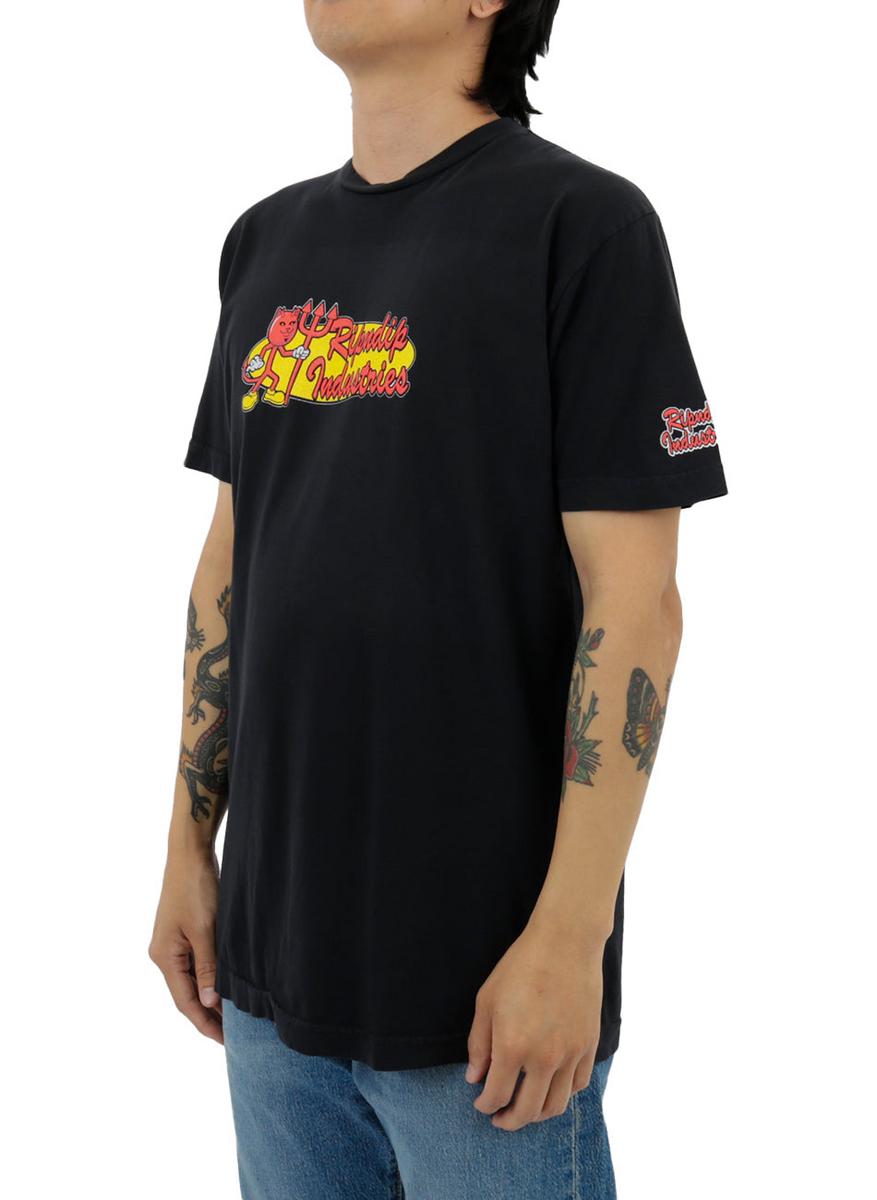 RIPNDIP's Stunning Black Logo Crew Neck T-Shirt