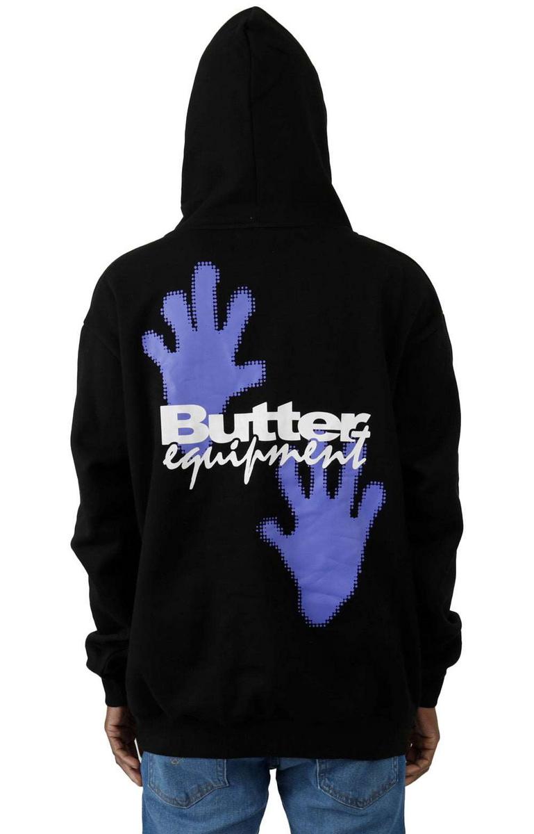 Butter's Stunning Amphibian Fleece Pullover Hoodie - Classic Black