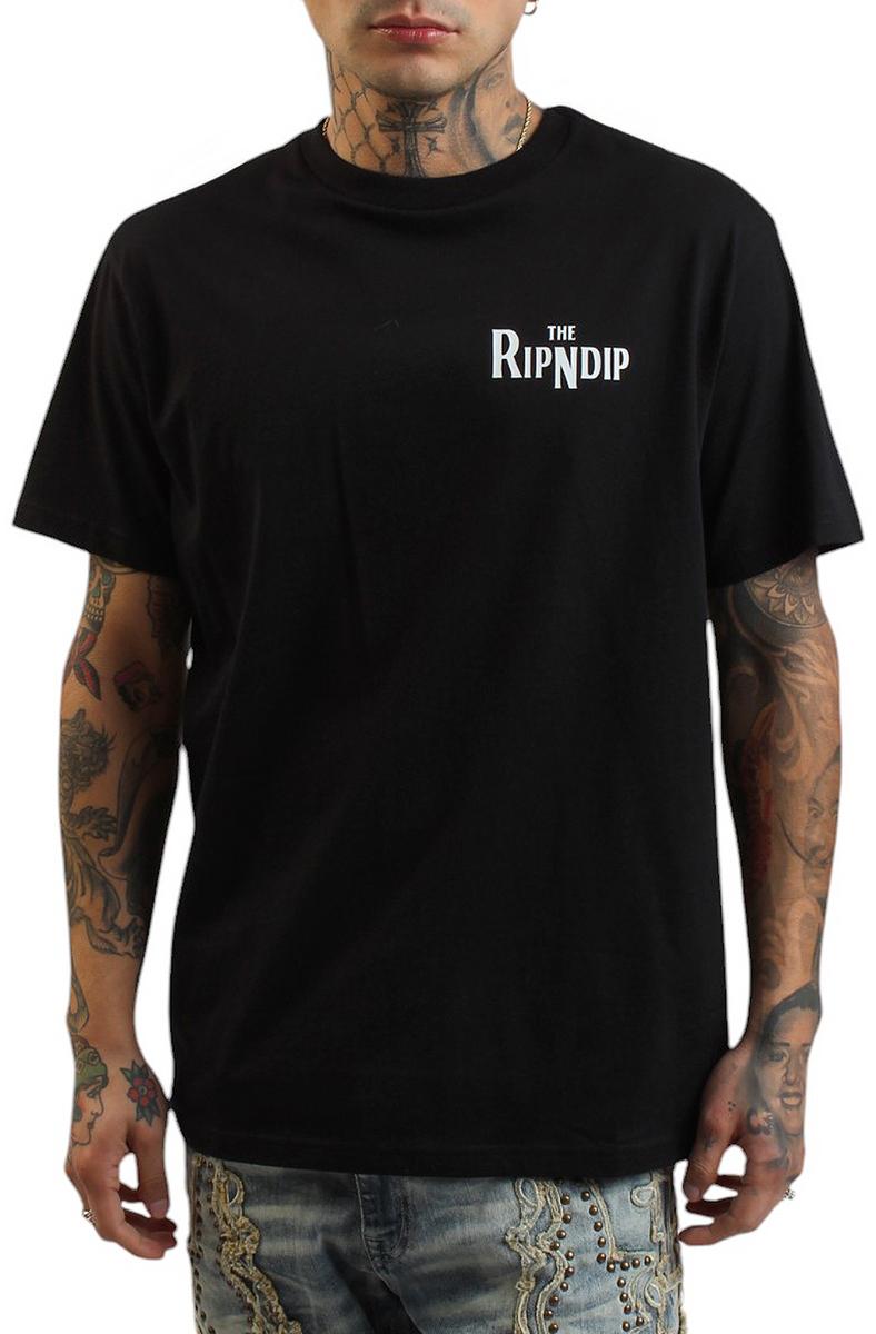 RIPNDIP Men's Crosswalk Black T-Shirt - Elevate Your Style!