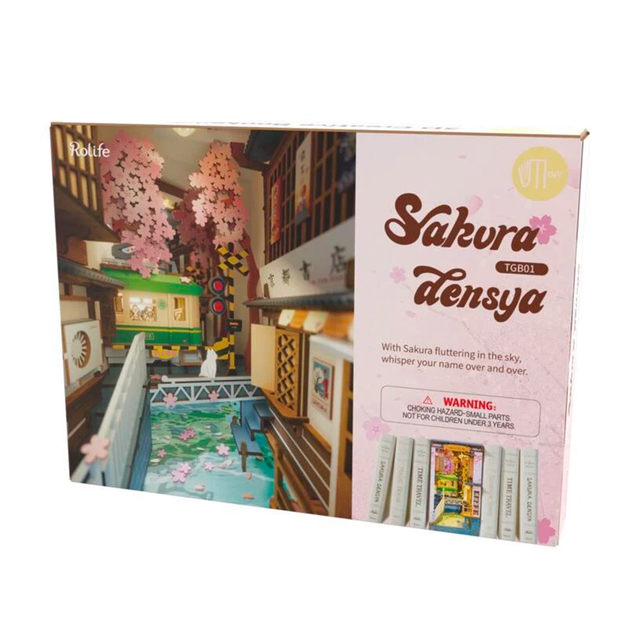 Enchanting DIY Mini Book Nook - Sakura Tram
