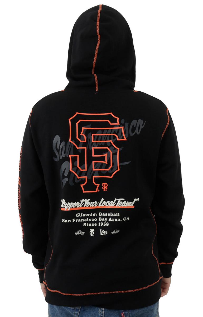 SF Giants Iconic Split Logo Classic Pullover Hoodie - Show Your Team Pride!