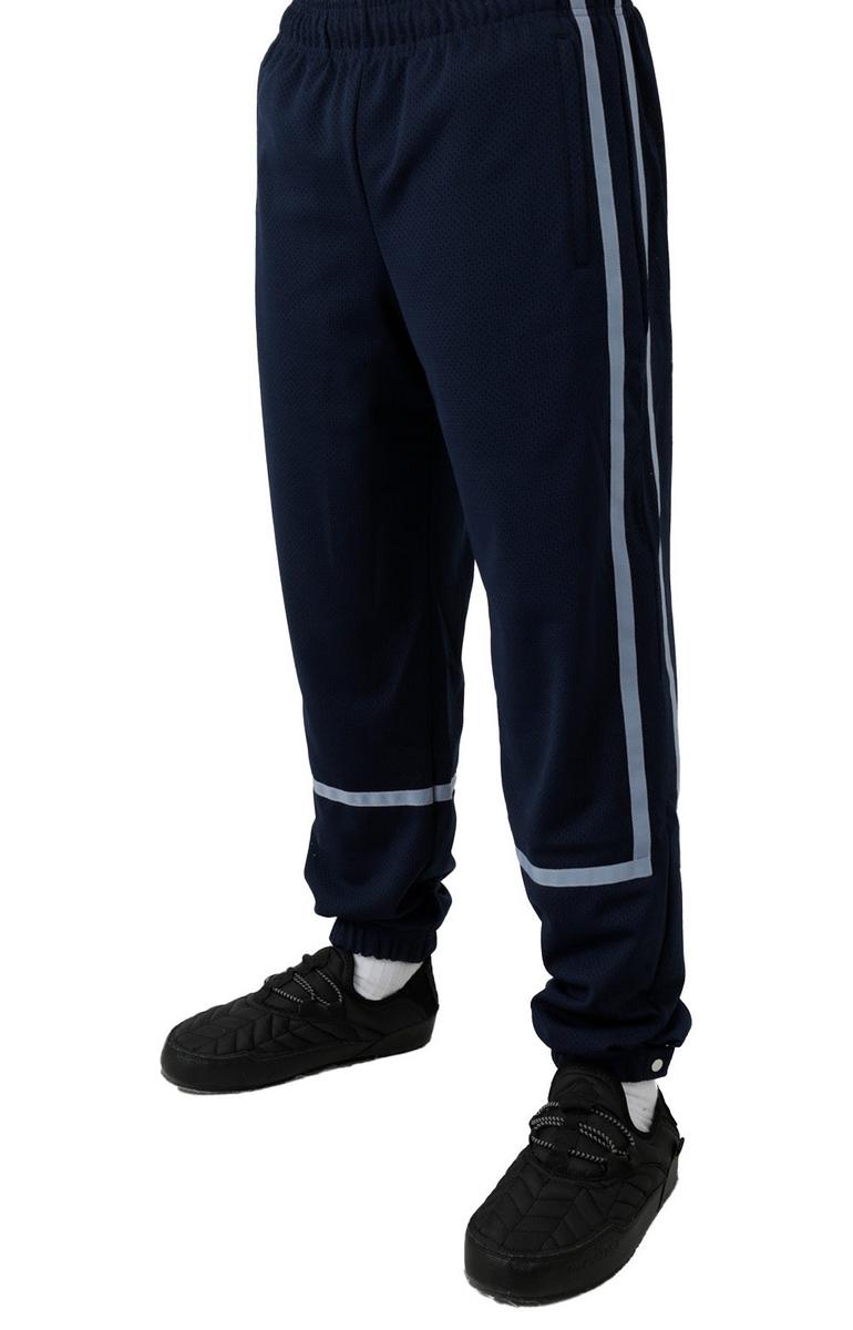 Navy Athletic Warm Up Trousers - Irresistible Style!