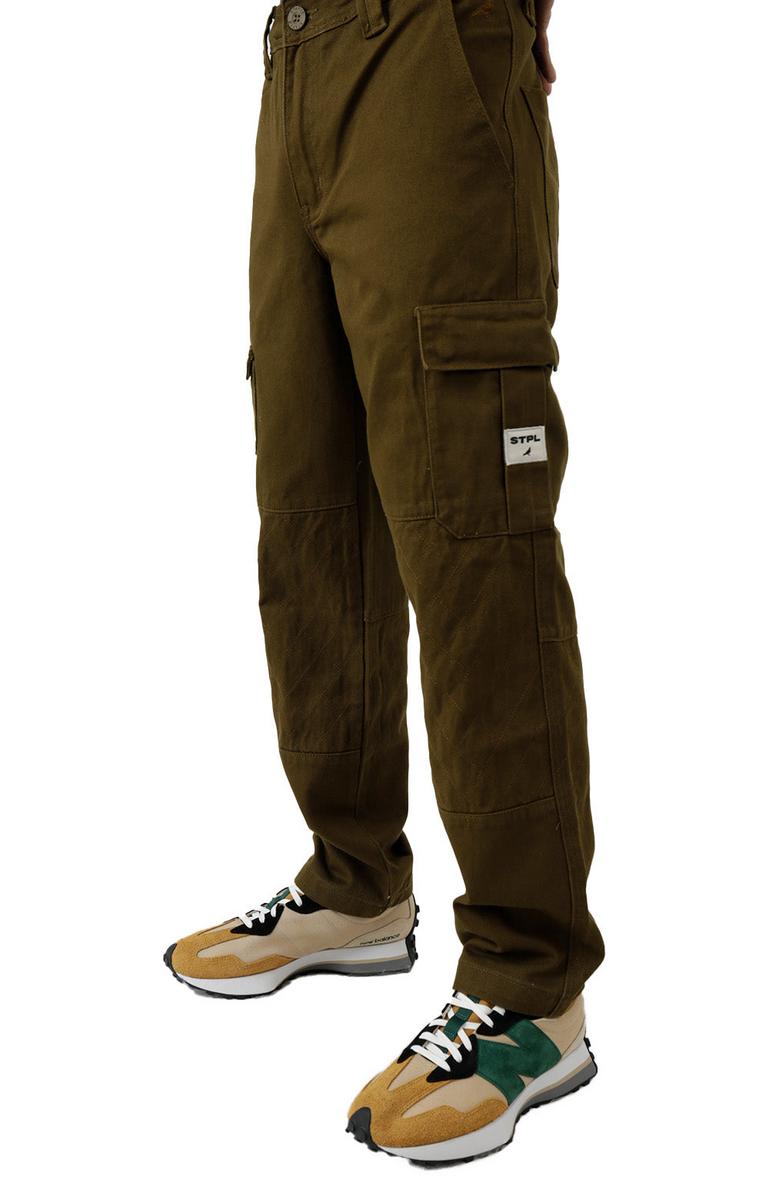 Stunning Olive Quilted Cargo Trousers - A Must-Have!