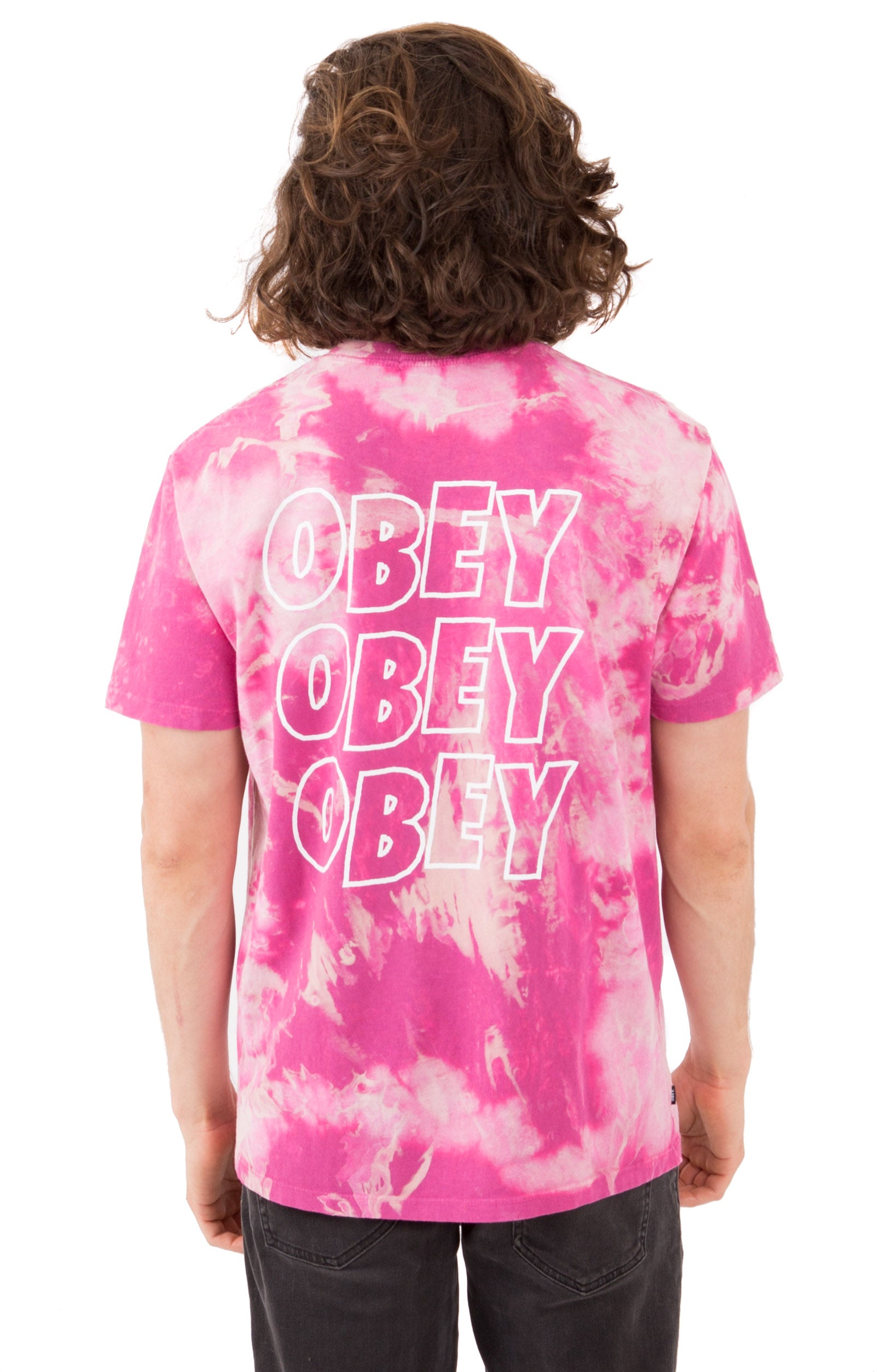 Obey Jumble Lo-Fi Magenta Heavyweight Tee: A Stunning Edition