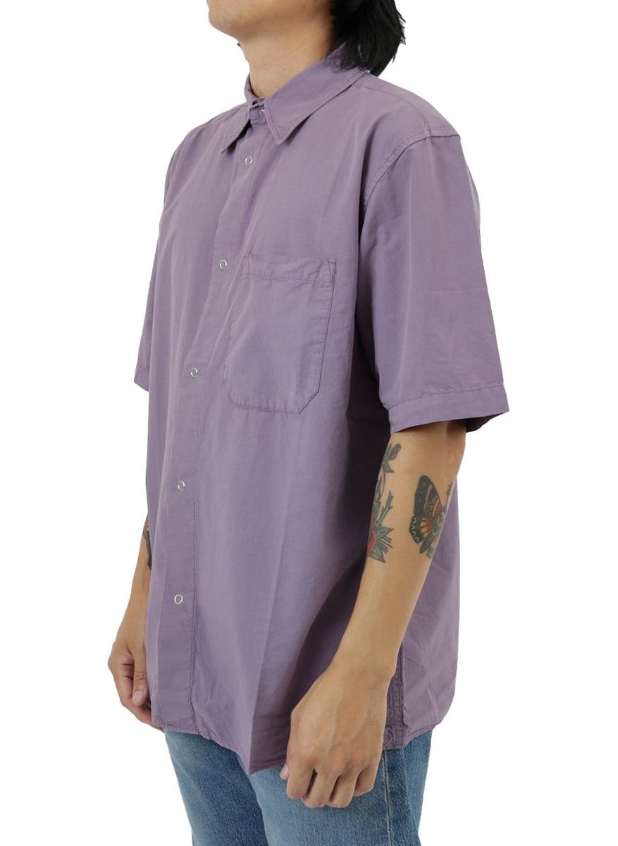Stunning Washed Purple Oversized Poplin Shirt You Can't Miss!