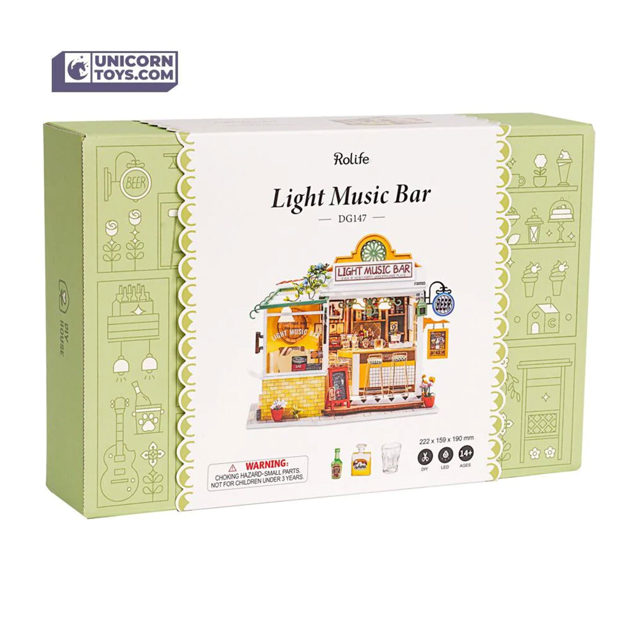 Enchanting DIY Mini Light Music Bar House