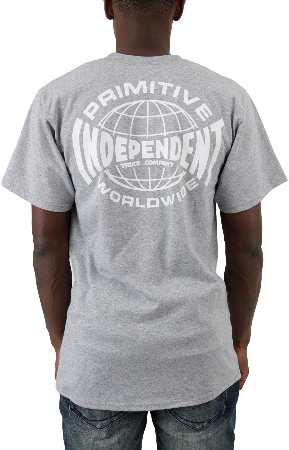 Primitive x Independent's Athletic Heather Global T-Shirt - A Must-Have!