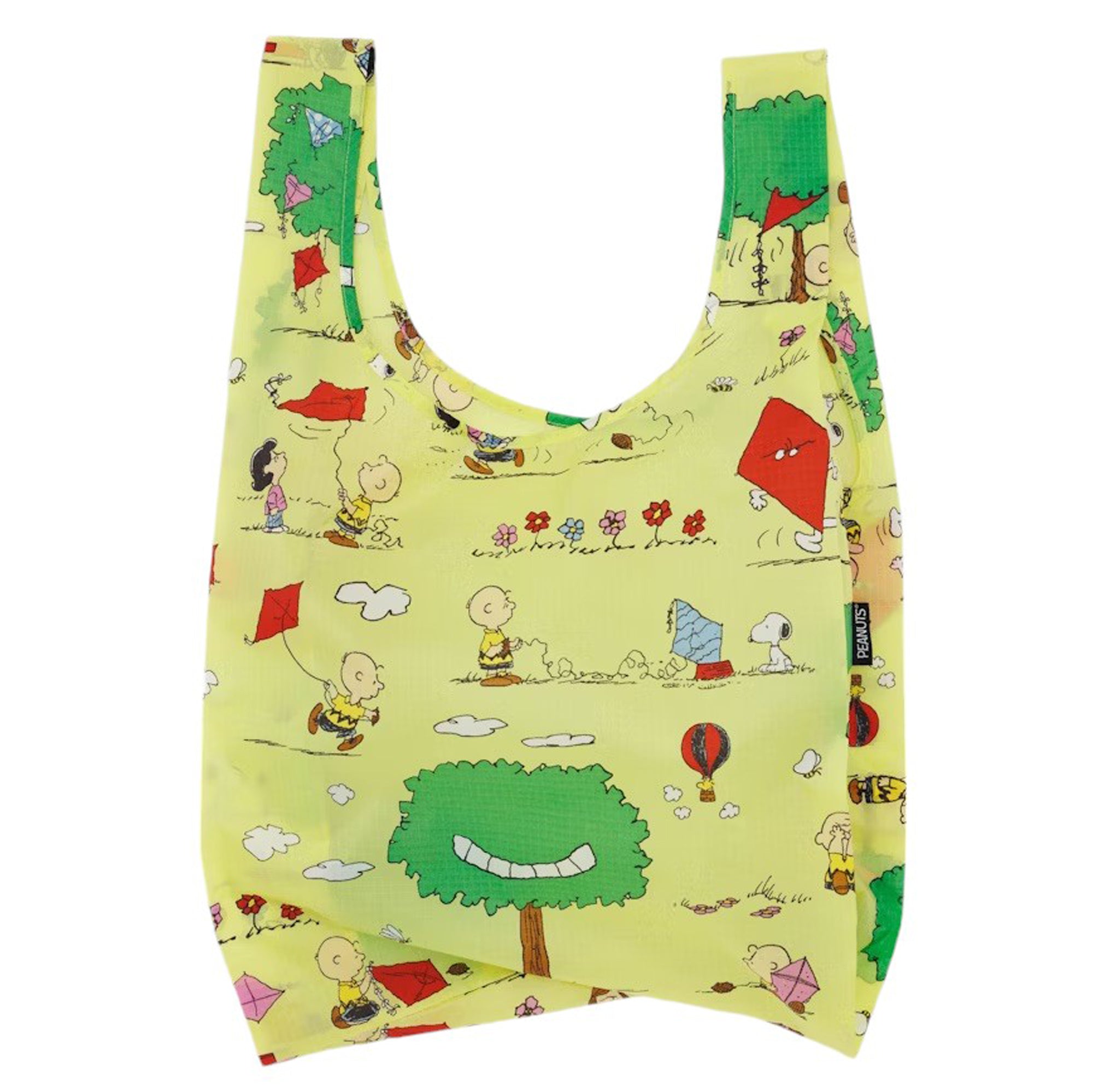 Enchanting Eco-Friendly Baggu with Whimsical Kite-Eating Tree Design - Grab Yours Now!
