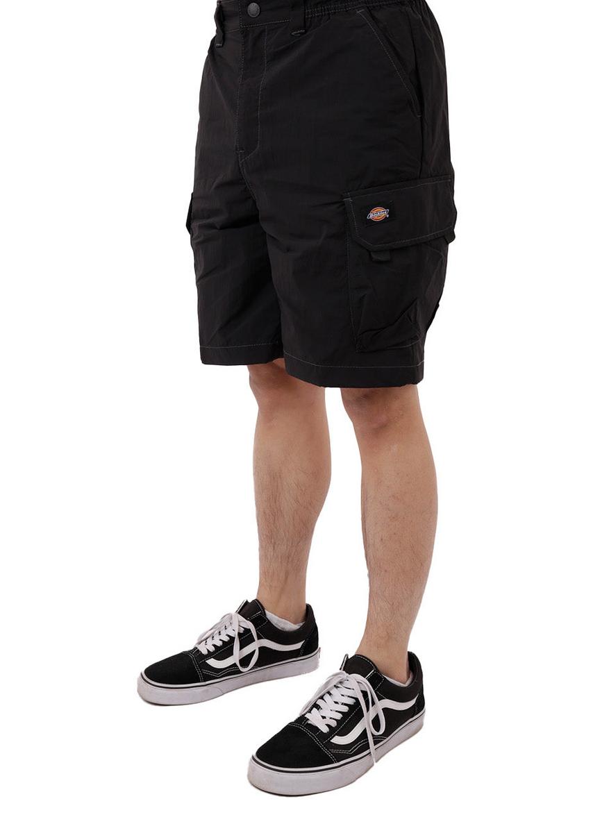 Dickies' Stylish Black Poplin Cargo Shorts - WRR36BKX