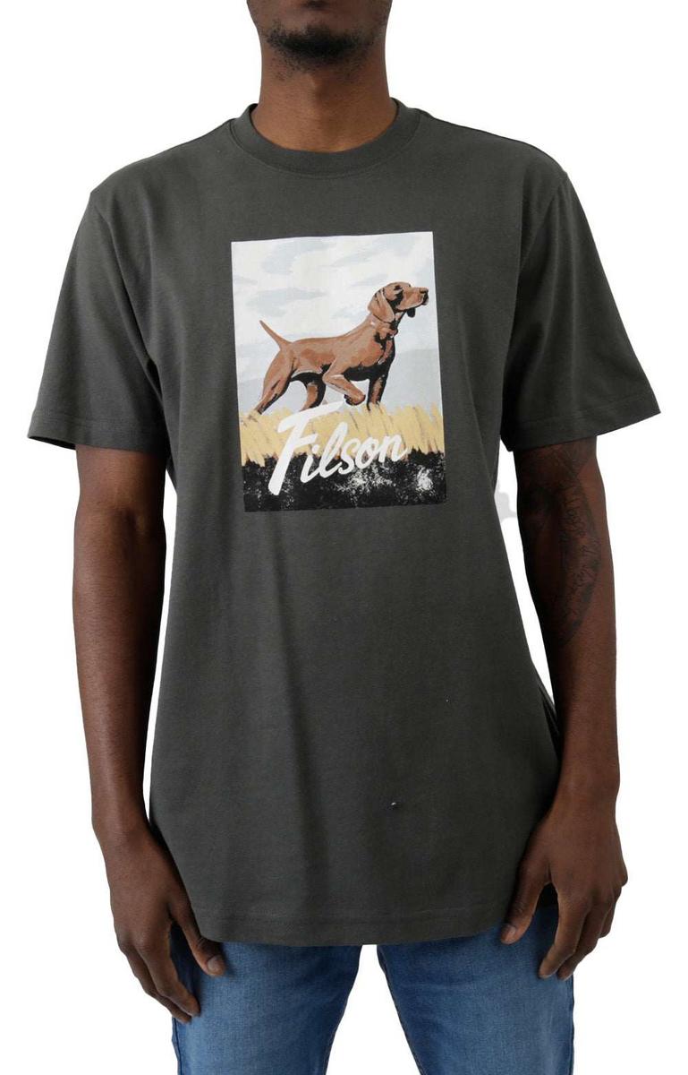 Filson Charcoal Pioneer Graphic Tee - A Must-Have Edition