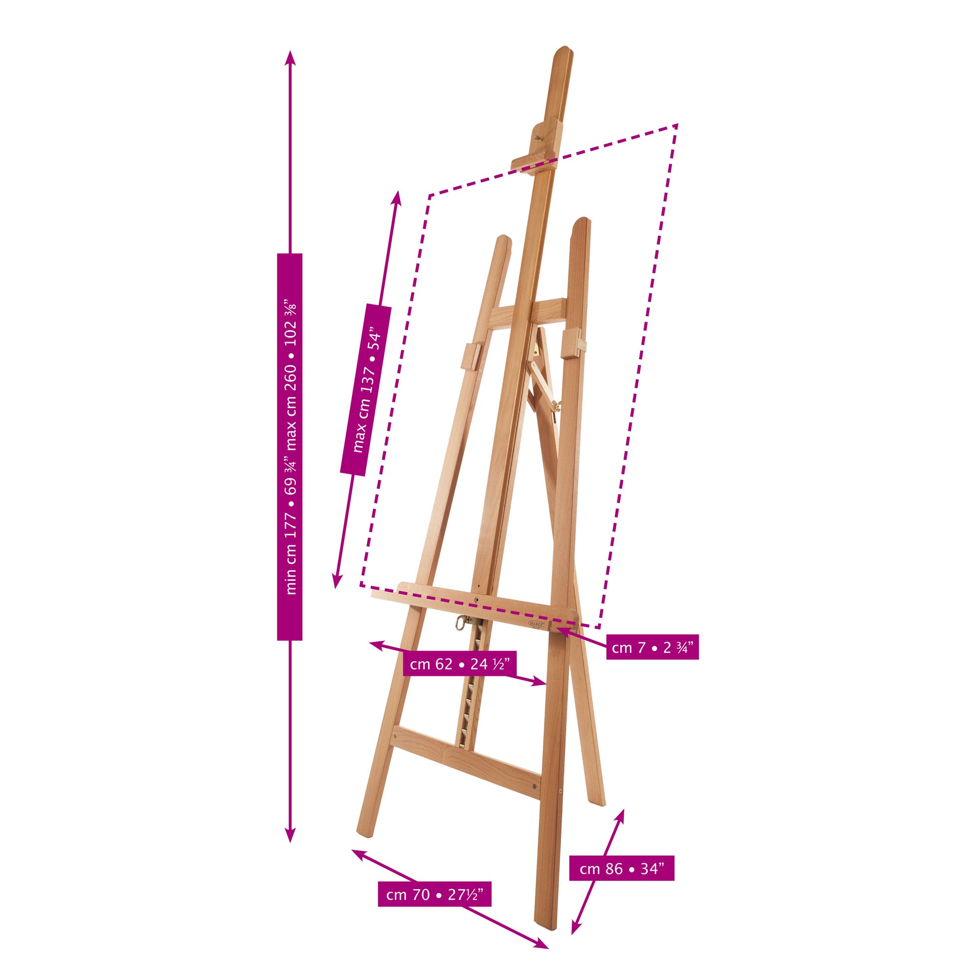 Gorgeous Big Lyre Easel