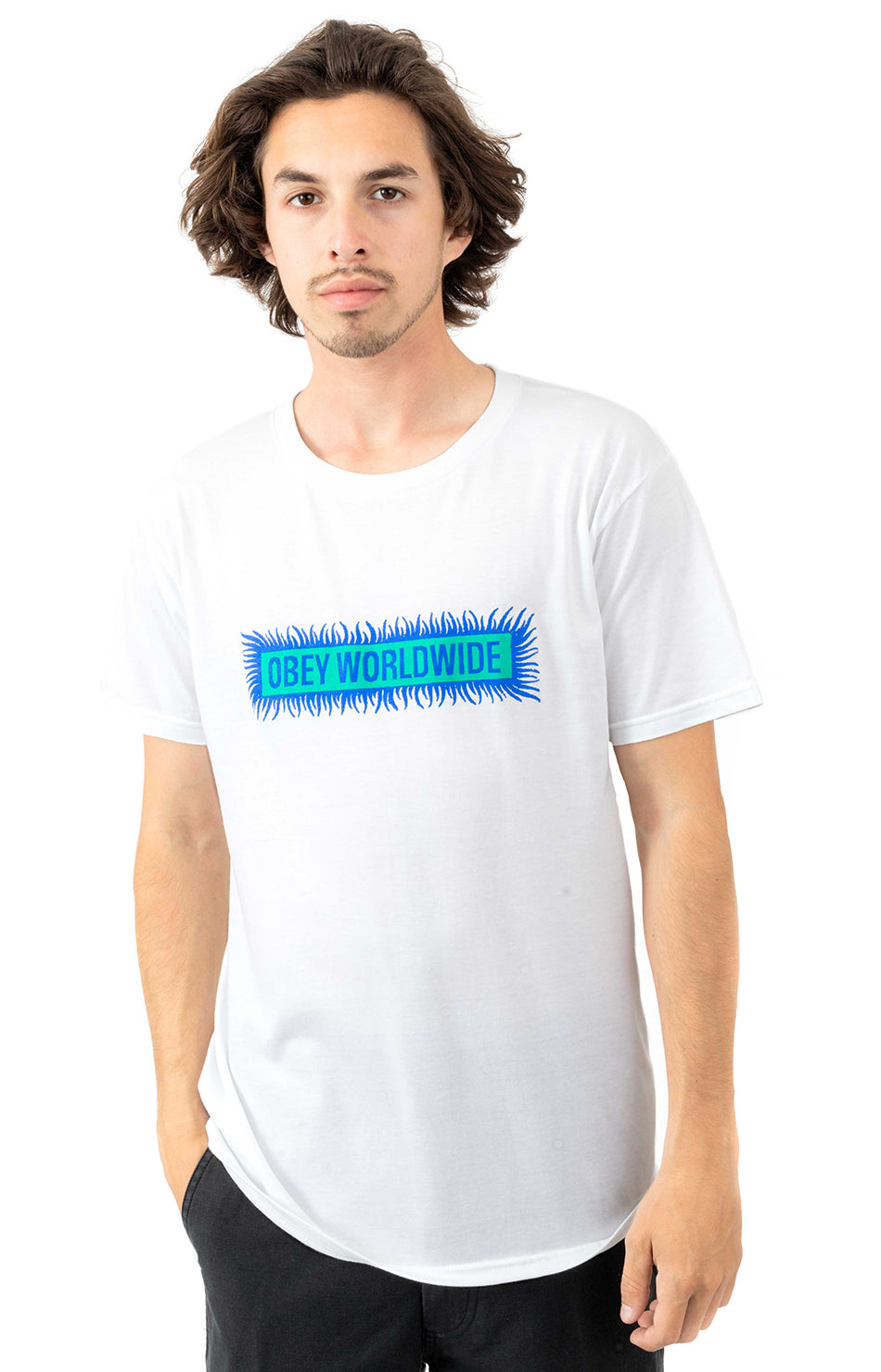 Stunning Global Obey White Tee