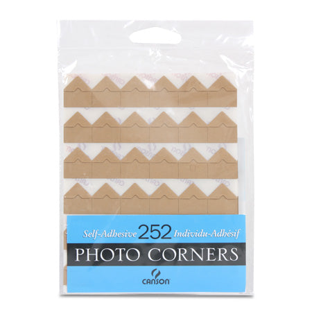Canson's Archival Kraft Paper Self-Adhesive Photo Corners