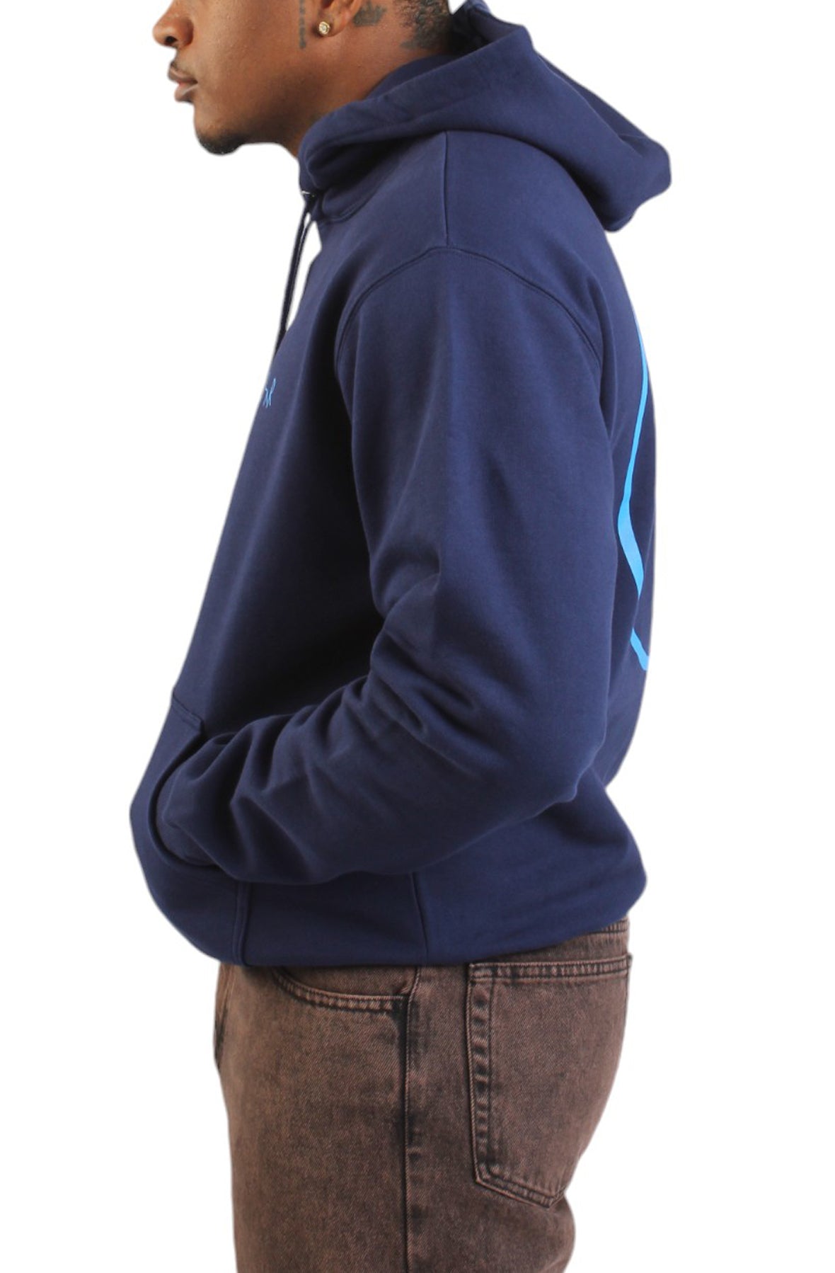 Dave Stroke Logo Men's Fall Hoodie - Cozy and Stylish