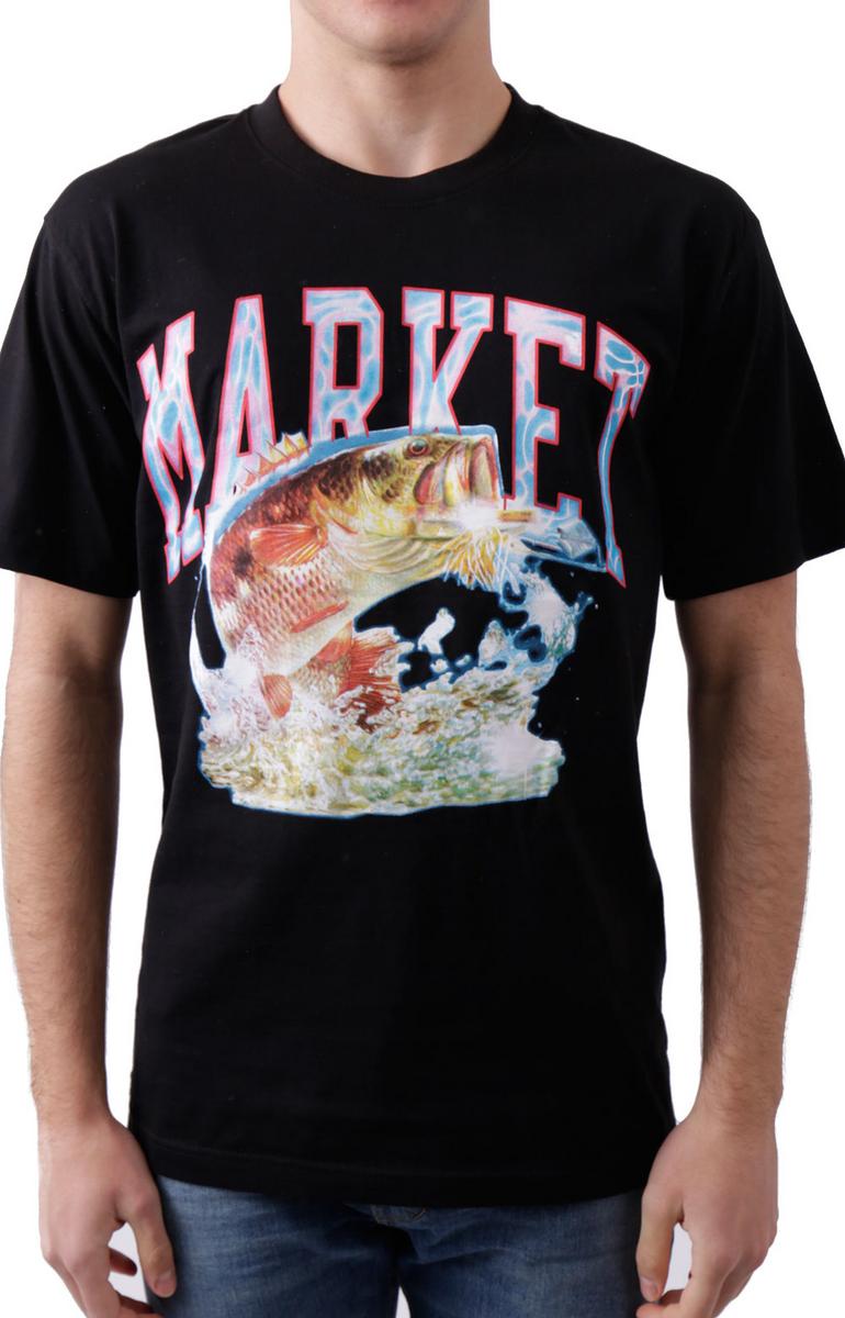 Stylish Market Bass Arc Tee in Stunning Black