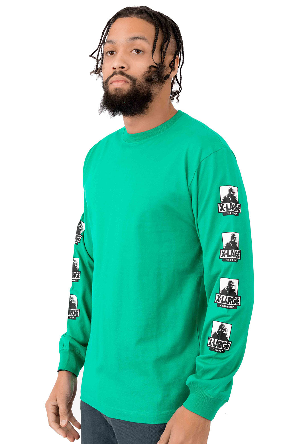 X-Large's Stunning Green 2-Tone OG Long Sleeve Shirt
