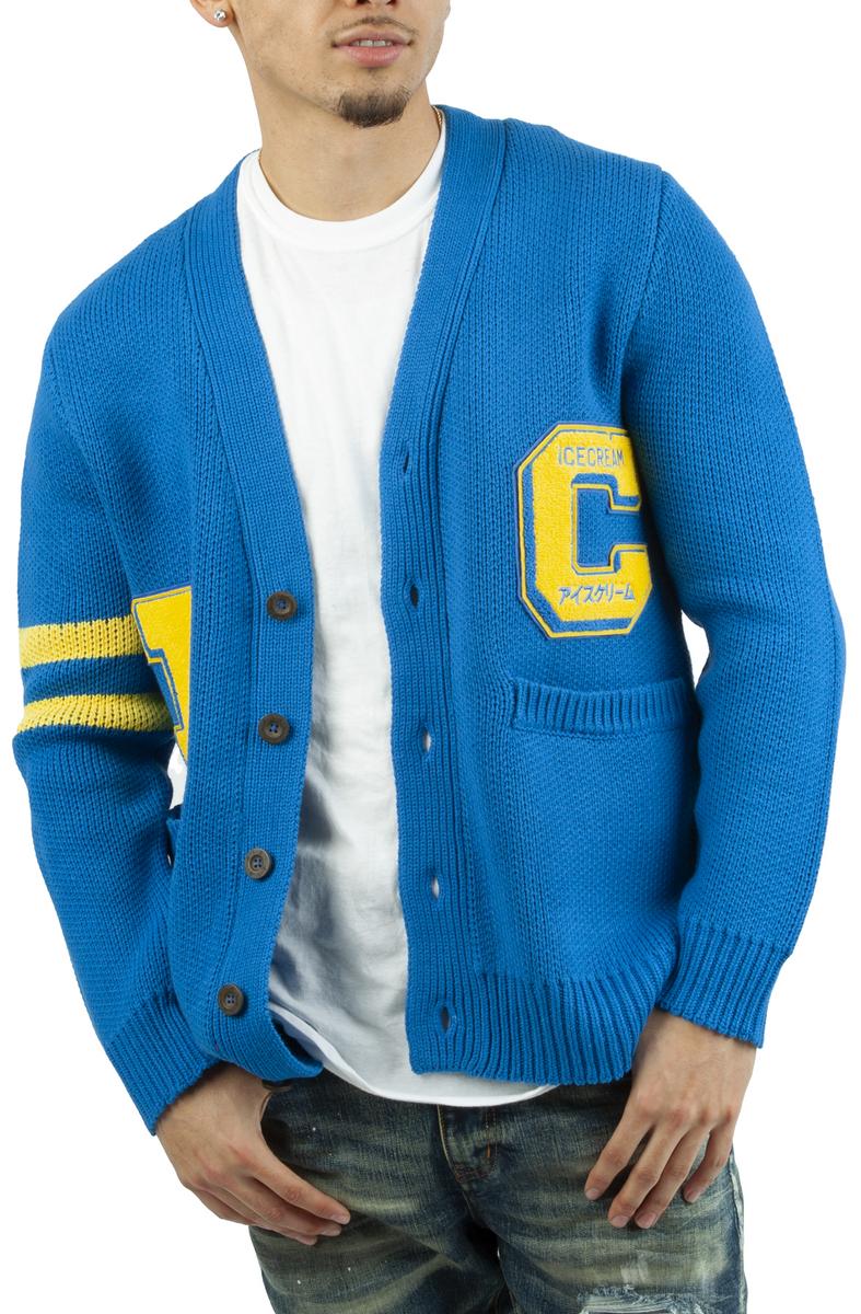 ICECREAM Bishop Knit Sweater: Collegiate Coziness