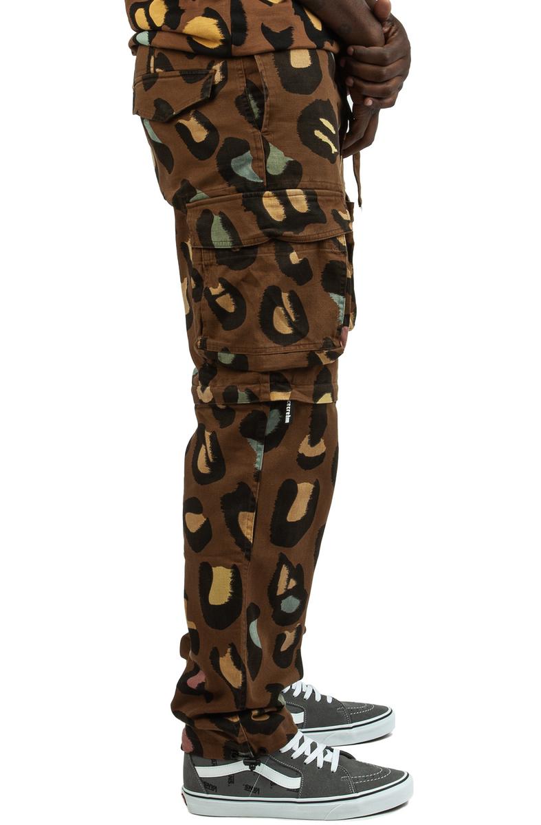 IceCream Endangered Cargo Pant - Bison Cheetah Print
