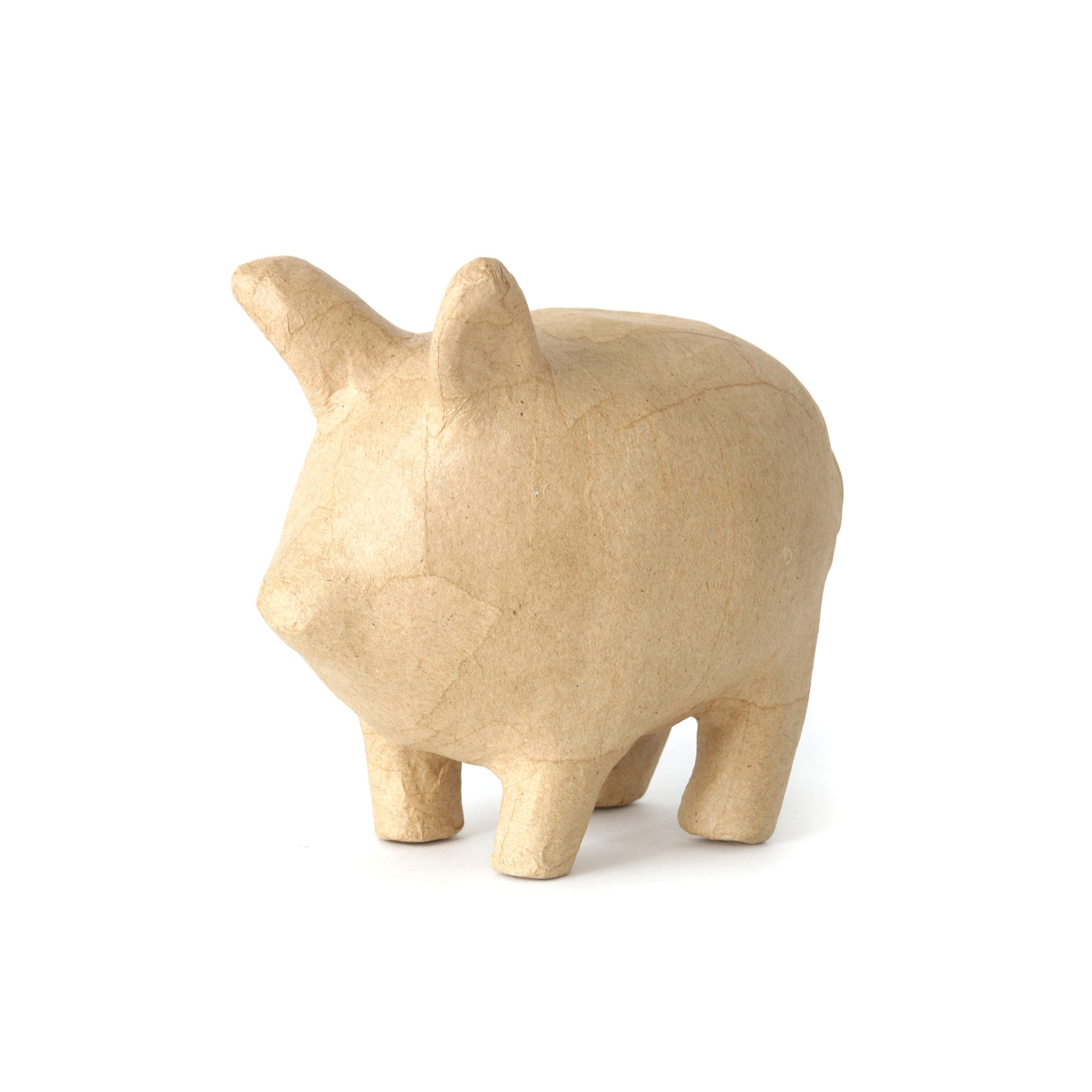 Whimsical Décopatch Papier-Mâché Pig