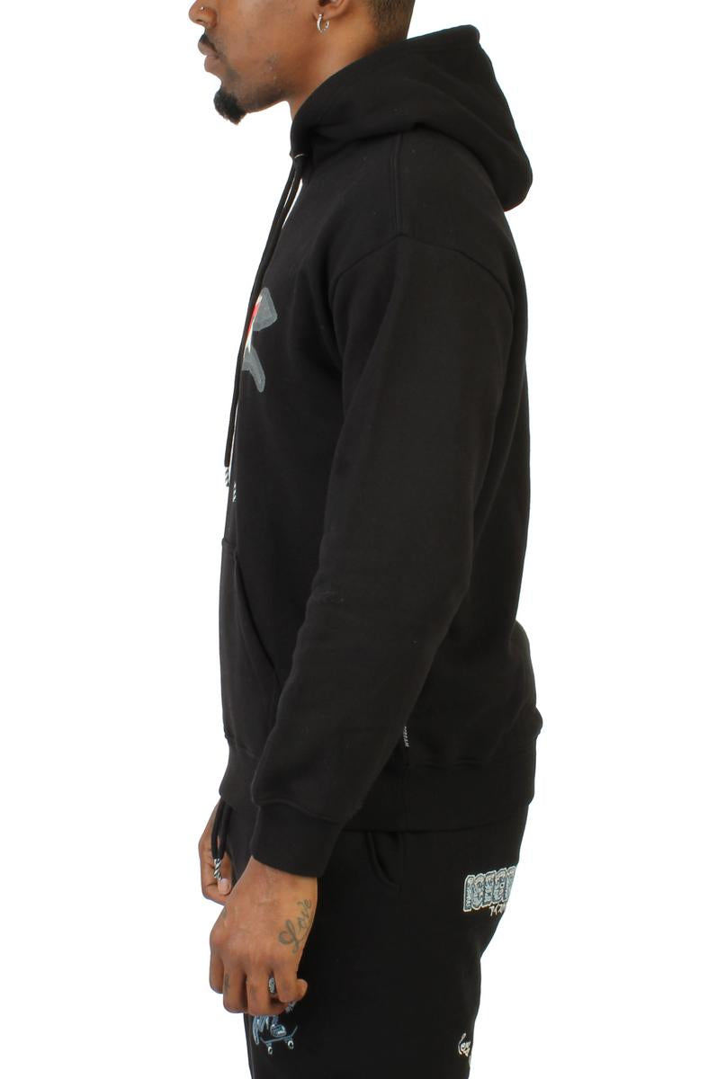 Eye-Catching Sticker Hoodie