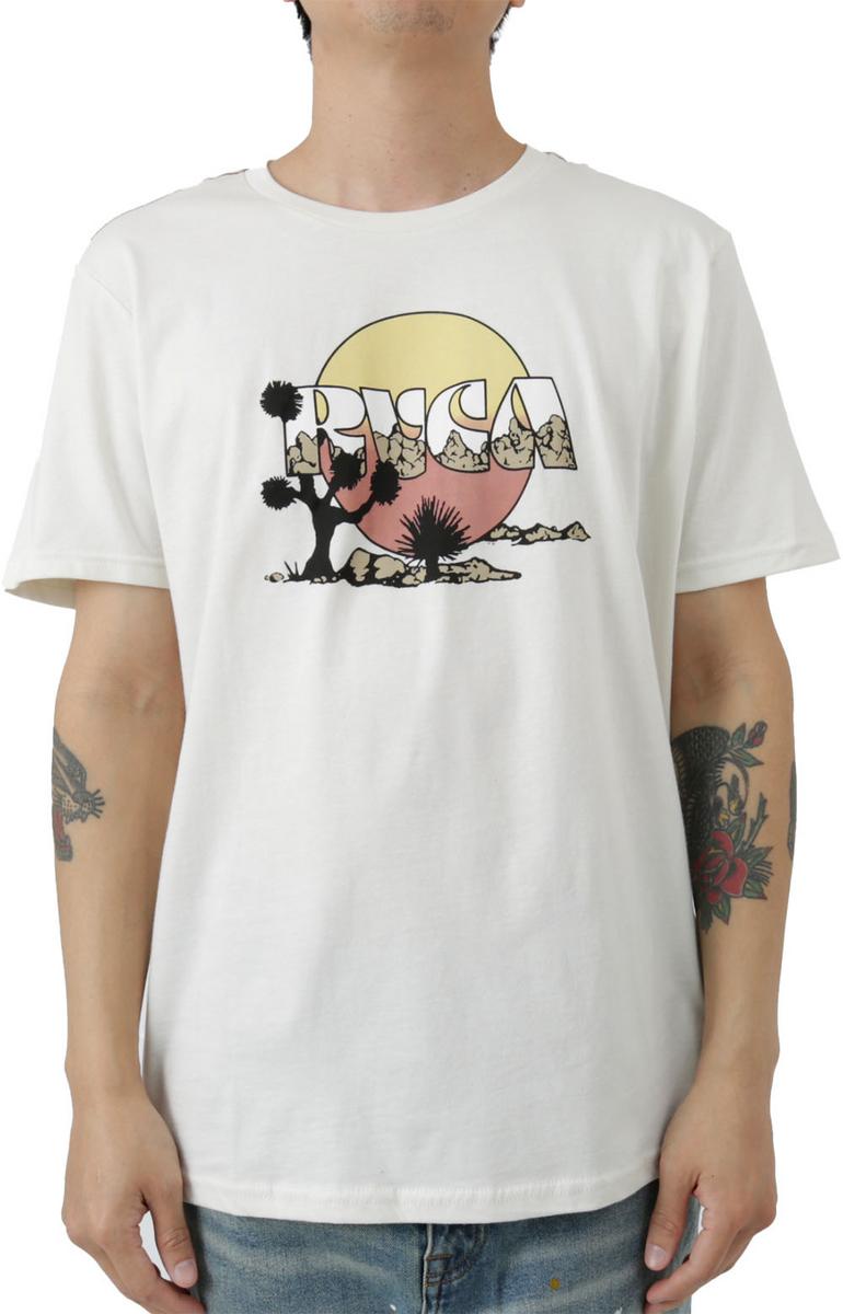 RVCA Jay Tree Desert Graphic Tee - Stunning Antique White