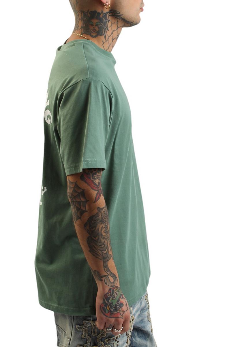 RIPNDIP Men's Green 'No Smoking' Statement T-Shirt