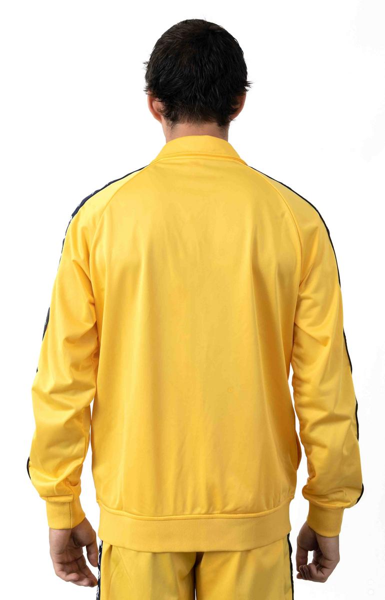 Stunning Kappa Banda Anniston Yellow/Blue/White Men's Track Jacket