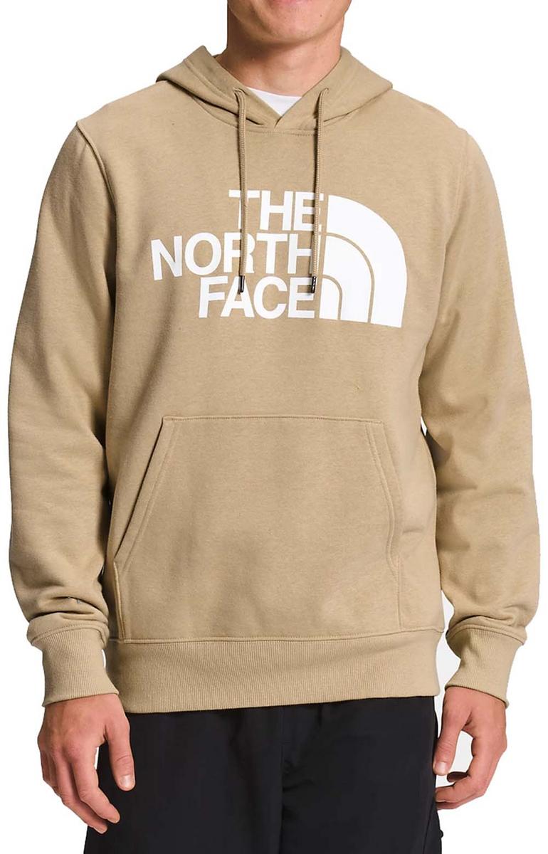 The North Face Half Dome Pullover Hoodie - Khaki Stone/TNF White