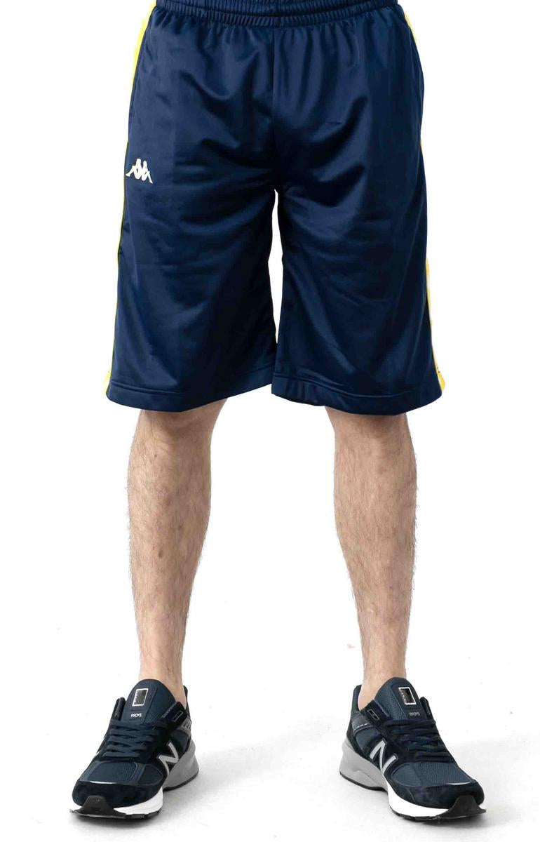 Kappa's Stunning Blue Mid/Yellow 222 Banda Treadwellz Shorts