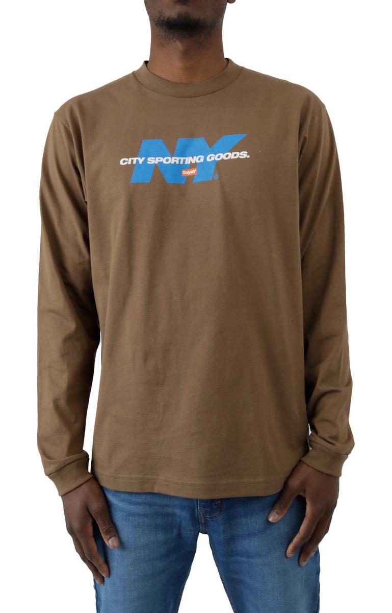 Only NY Dark Brown Competition Long Sleeve Tee - A Must-Have!