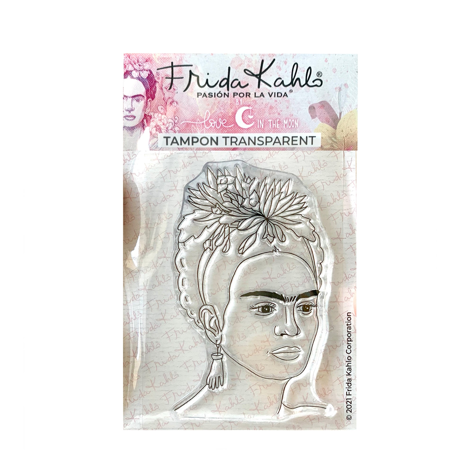 Enchanting Clear Stamp - La belle Frida Kahlo, French Edition