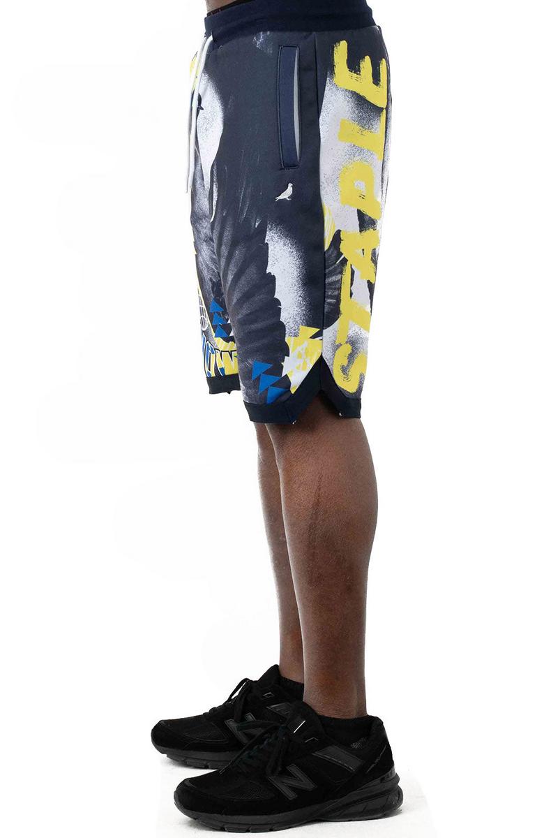 Stunning Navy Photo Pigeon Sweatshort - Grab Yours Now!
