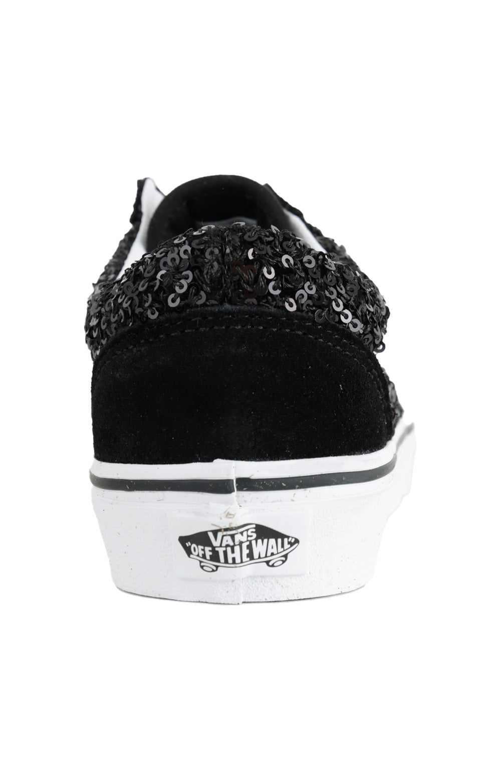 Stunning (KRS6BT) Boucle Sequins Old Skool Shoes in Black/True White