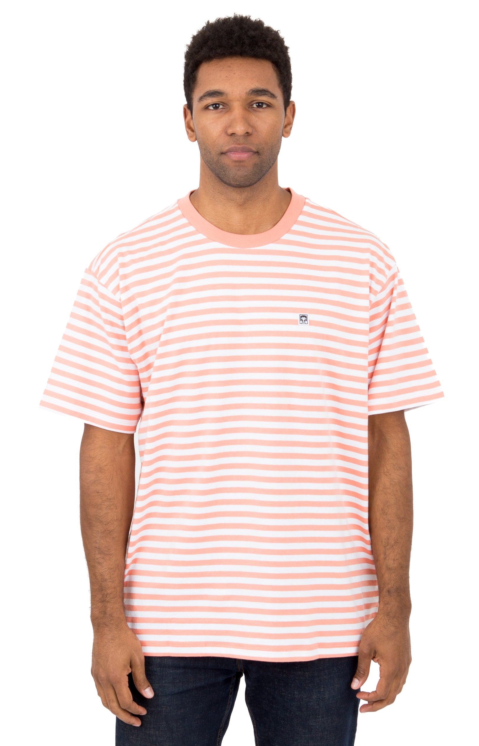 OBEY's Stunning Coral Multi Eighty Nine Icon Box T-Shirt