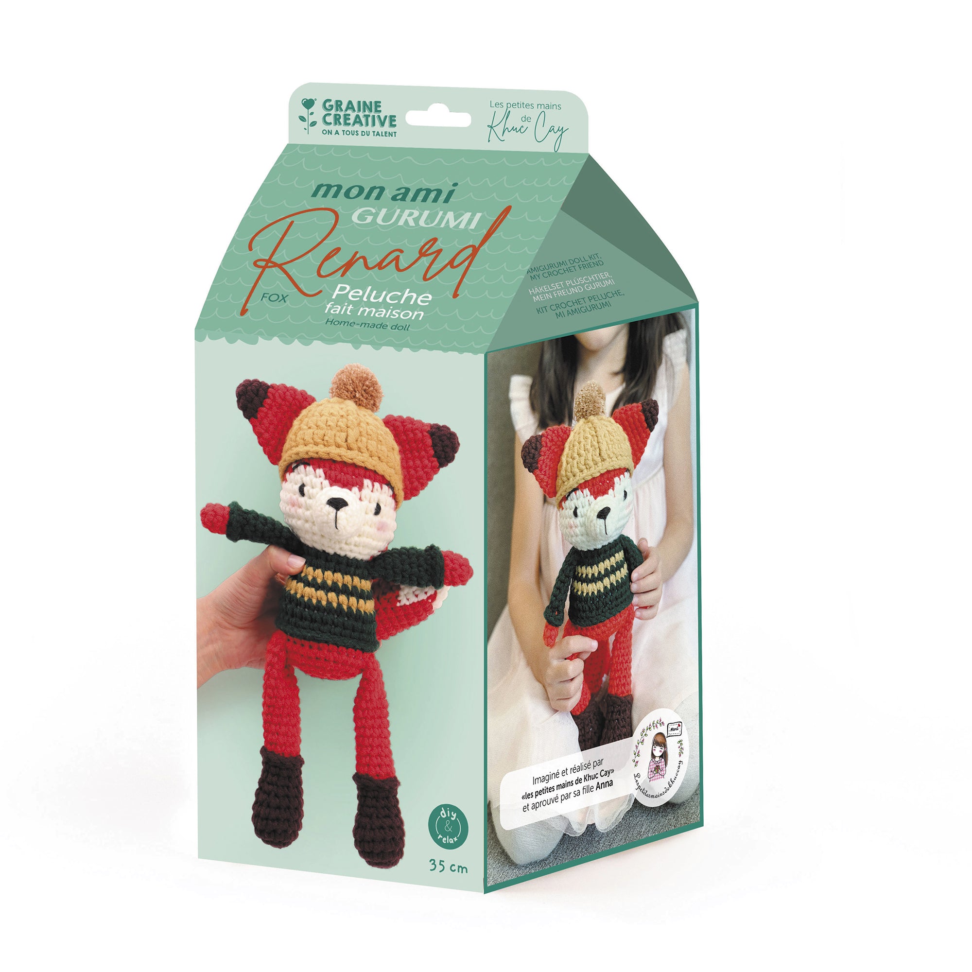 Adorable DIY Amigurumi Fox Kit